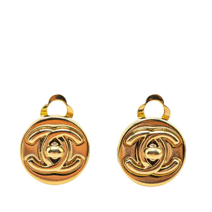 Chanel Silver Gold Plated Coco Mark