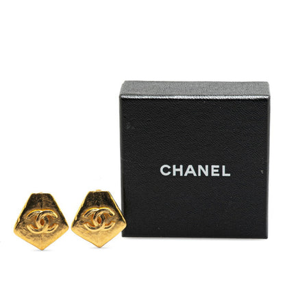 Chanel Gold Gold Plated Coco Mark