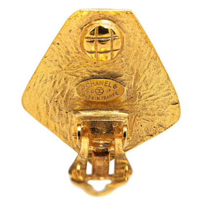Chanel Gold Gold Plated Coco Mark
