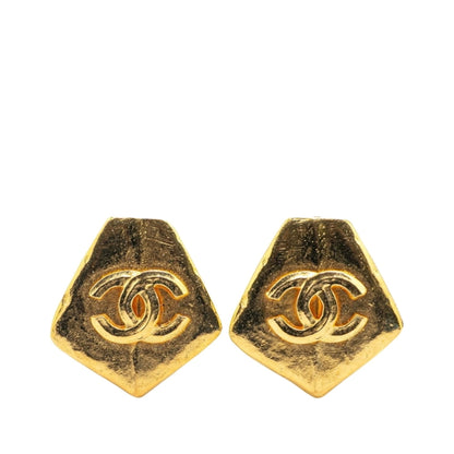 Chanel Gold Gold Plated Coco Mark