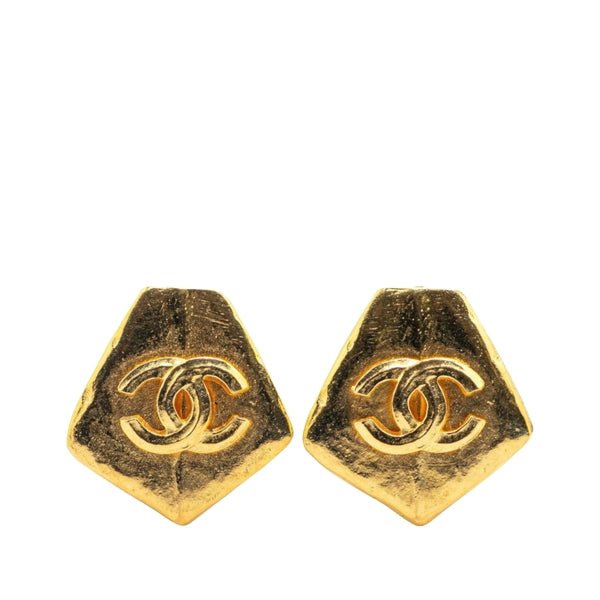 Chanel Silver Gold Plated Coco Mark