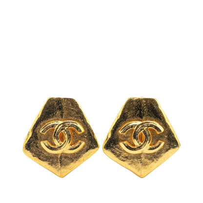 Chanel Gold Gold Plated Coco Mark