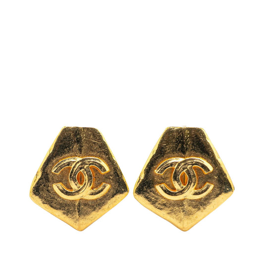 Chanel Gold Gold Plated Coco Mark