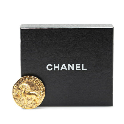 Chanel Gold Gold Plated Brooch