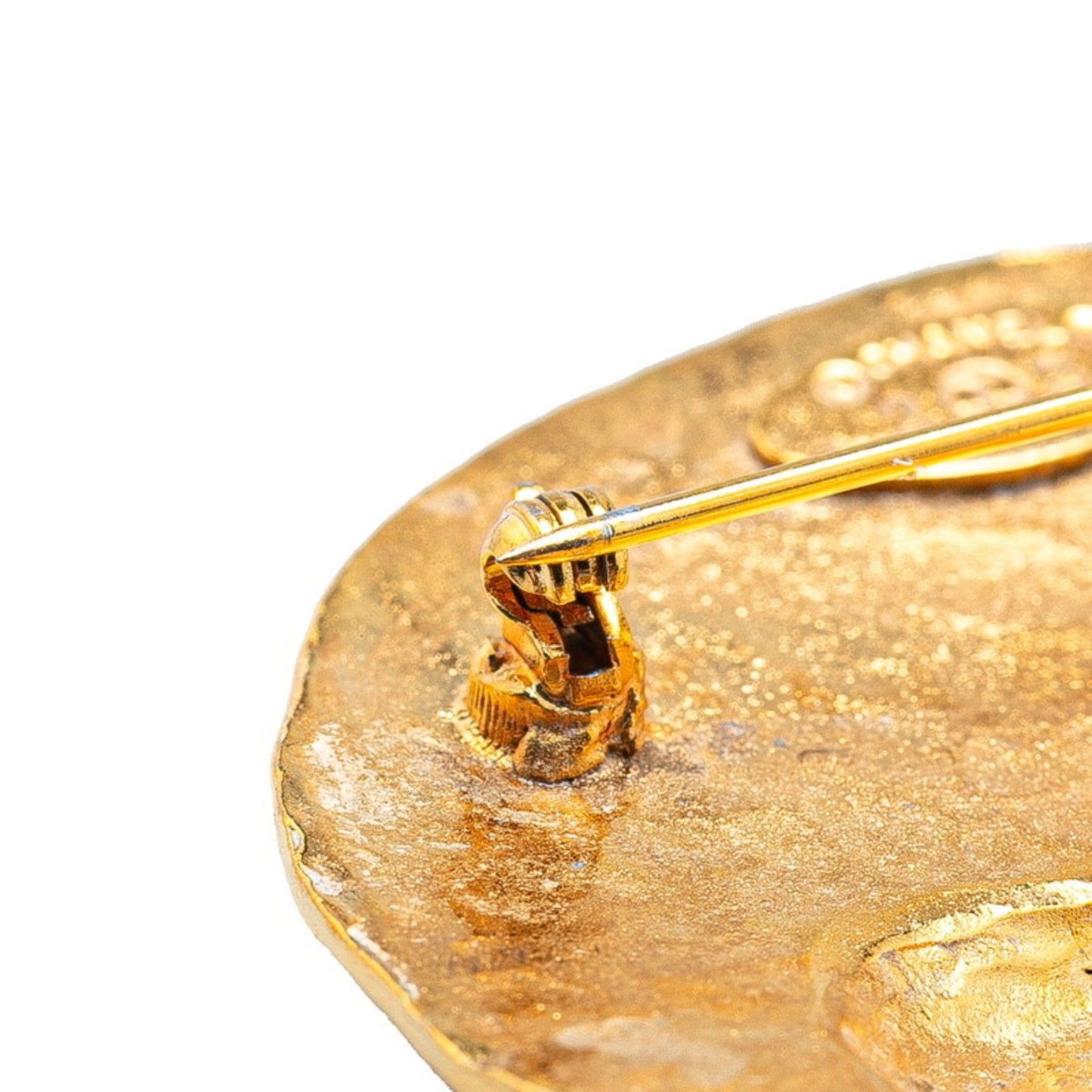 Chanel Gold Gold Plated Brooch