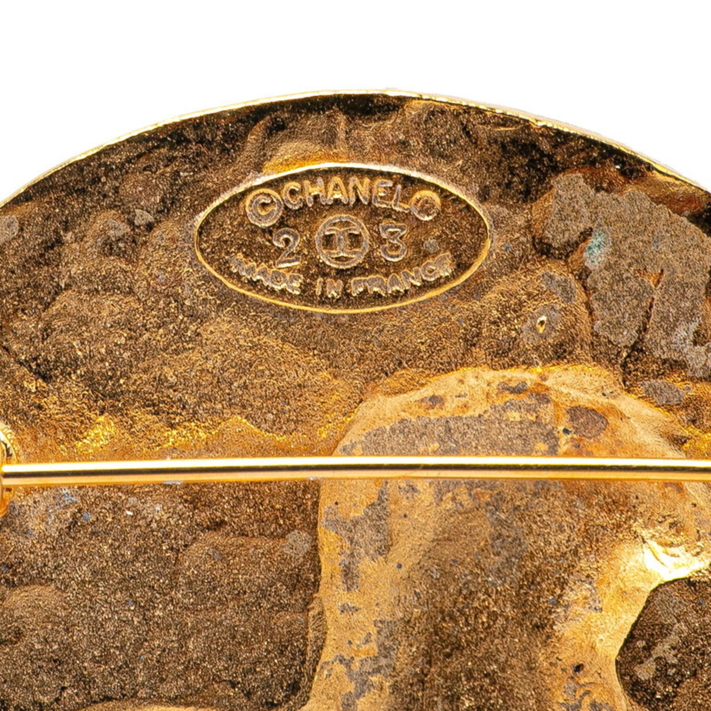 Chanel Gold Gold Plated Brooch