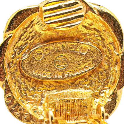 Chanel Gold Gold Plated Coco Mark
