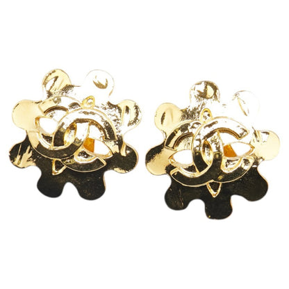 Chanel Gold Gold Plated Coco Mark
