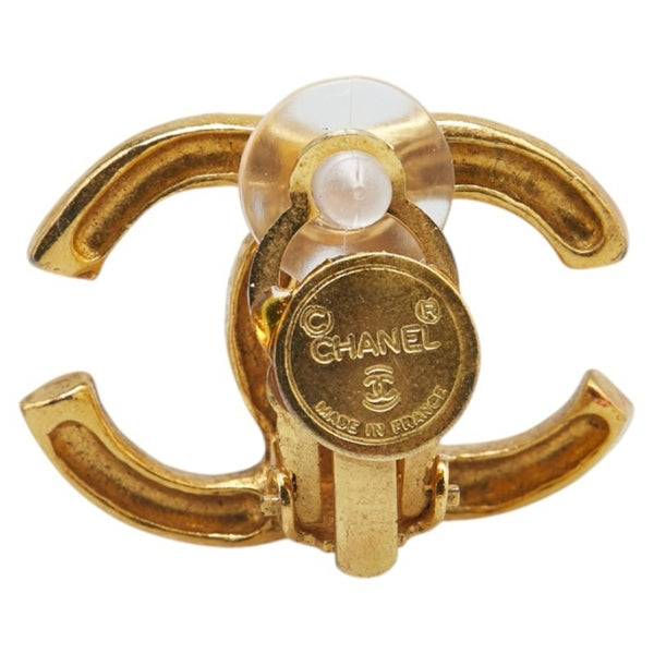 Chanel Gold Gold Plated Coco Mark