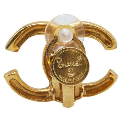 Chanel Gold Gold Plated Coco Mark