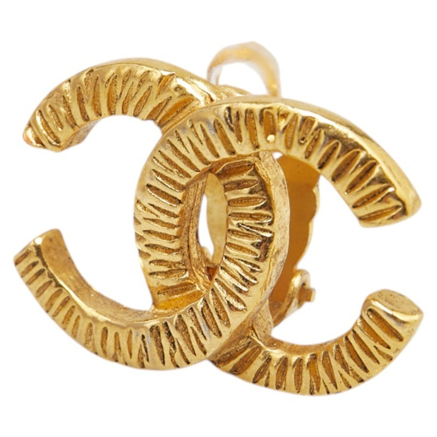 Chanel Gold Gold Plated Coco Mark