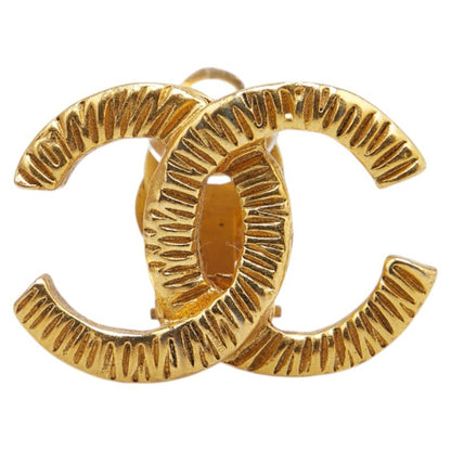 Chanel Gold Gold Plated Coco Mark