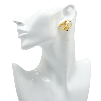 Chanel Gold Gold Plated Coco Mark