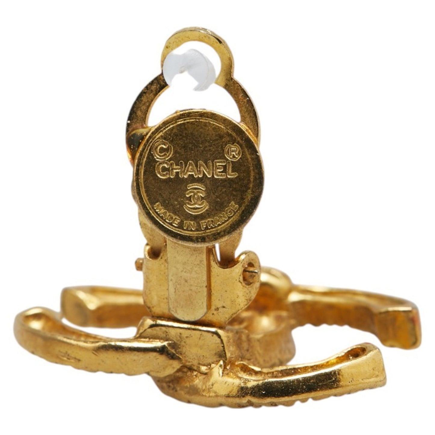 Chanel Gold Gold Plated Coco Mark