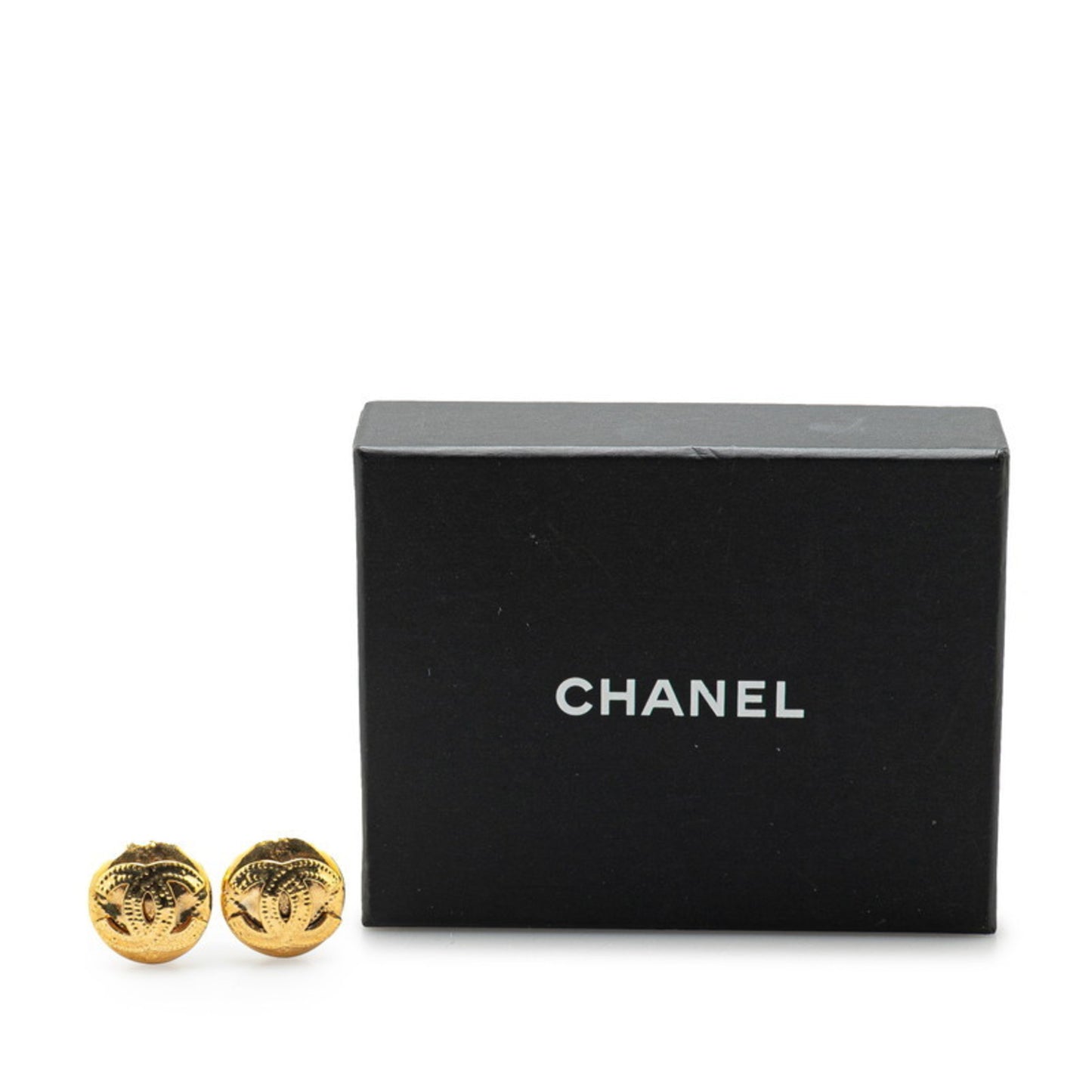 Chanel Gold Gold Plated Coco Mark