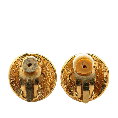 Chanel Gold Gold Plated Coco Mark