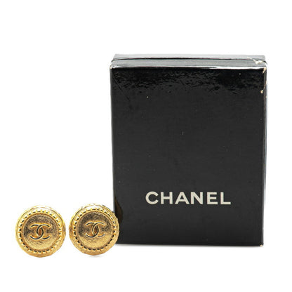 Chanel Gold Gold Plated Coco Mark