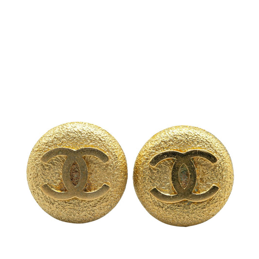 Chanel Gold Gold Plated Coco Mark