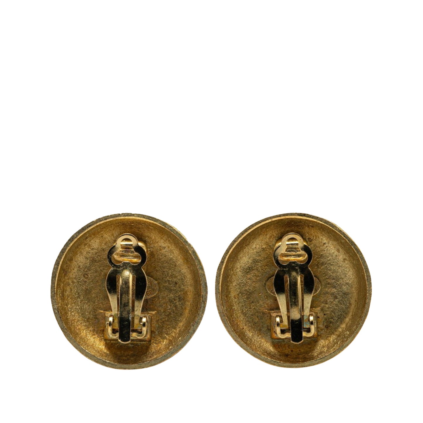 Chanel Gold Gold Plated Coco Mark