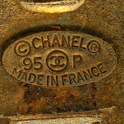 Chanel Gold Gold Plated Coco Mark