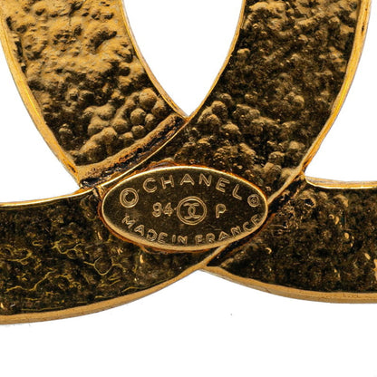 Chanel Gold Gold Plated Coco Mark
