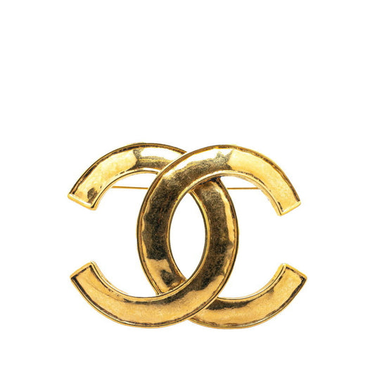 Chanel Gold Gold Plated Coco Mark
