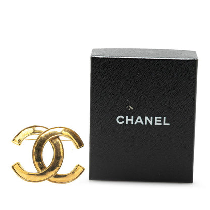 Chanel Gold Gold Plated Coco Mark