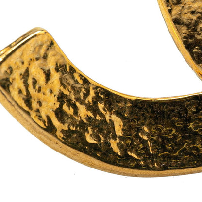 Chanel Gold Gold Plated Coco Mark