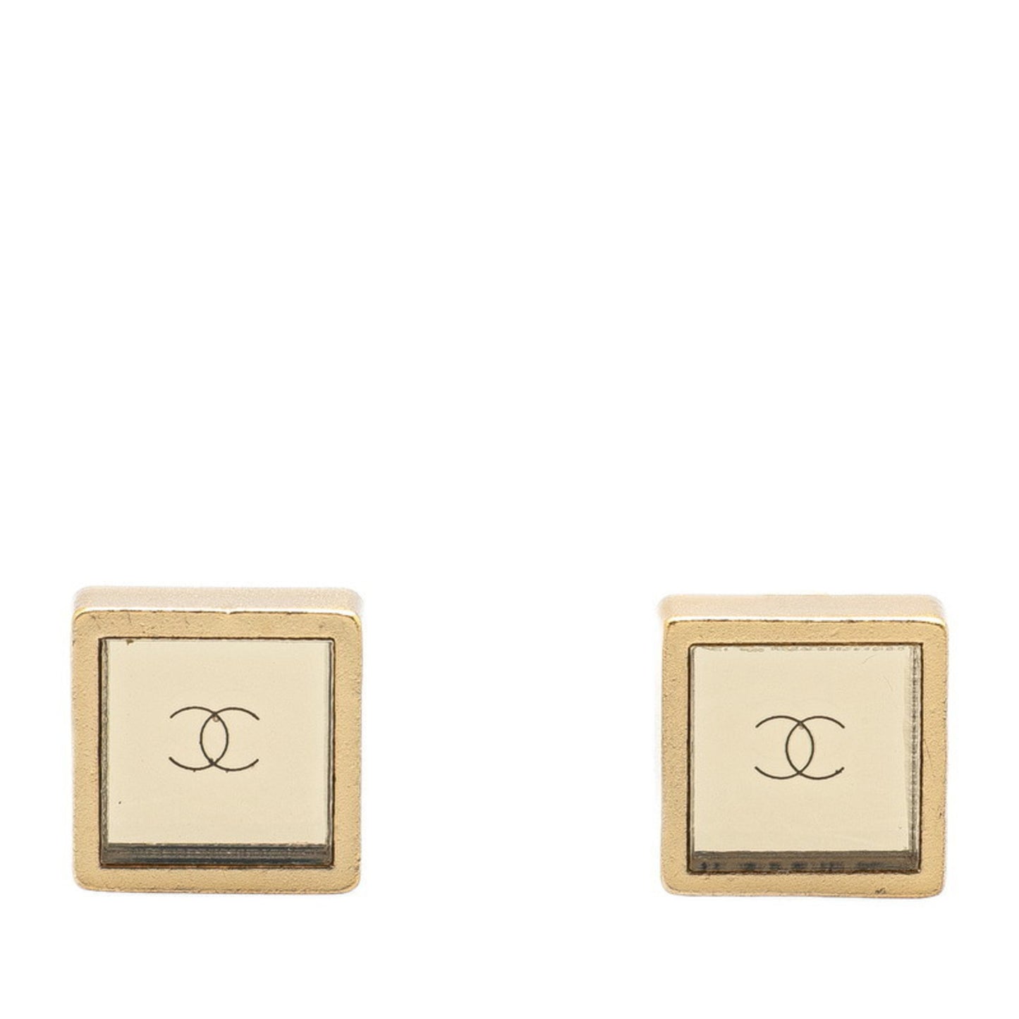 Chanel Gold Gold Plated Coco Mark