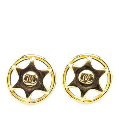 Chanel Gold Gold Plated Coco Mark
