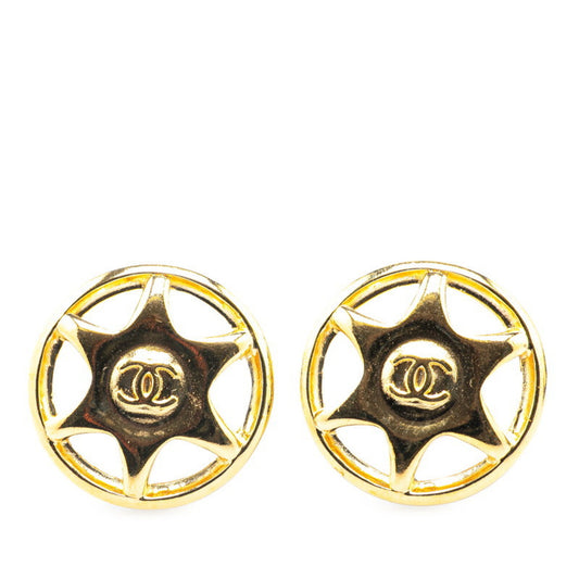 Chanel Gold Gold Plated Coco Mark