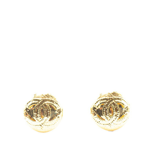 Chanel Gold Gold Plated Coco Mark