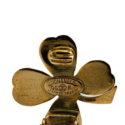 Chanel Gold Gold Plated Clover