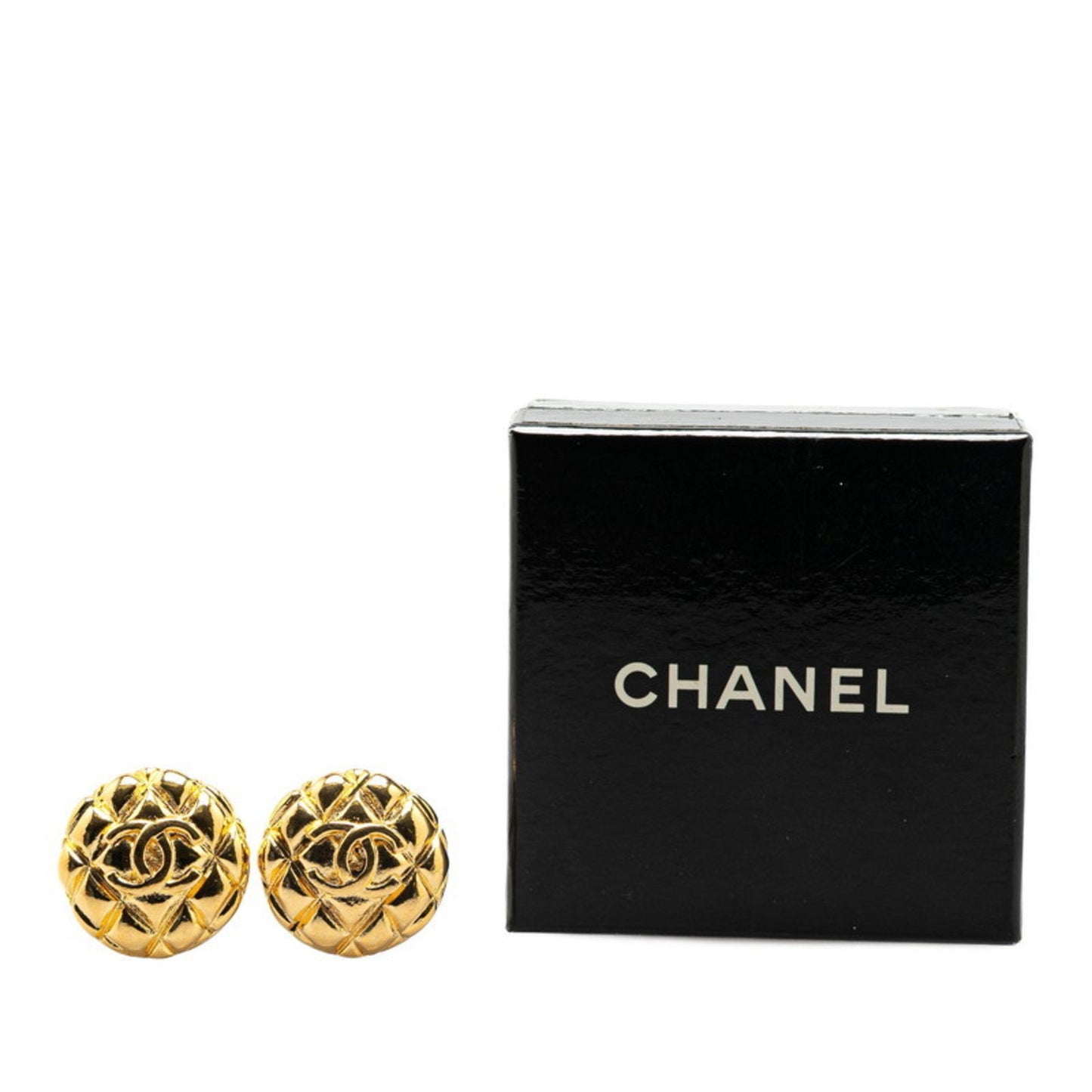 Chanel Gold Gold Plated Coco Mark
