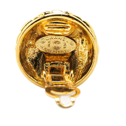 Chanel Gold Gold Plated Coco Mark