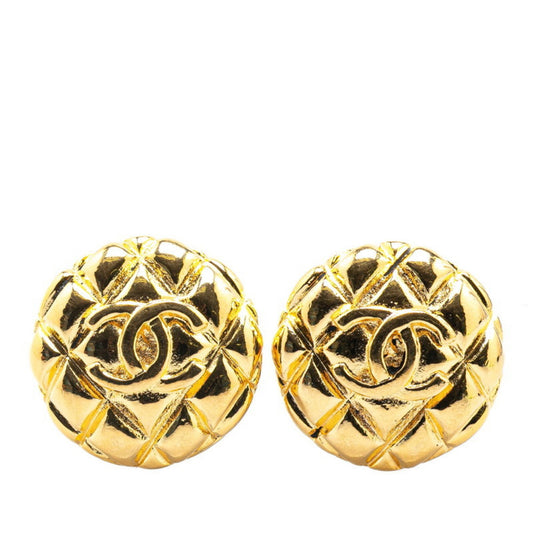 Chanel Gold Gold Plated Coco Mark