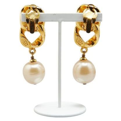 Chanel Gold Gold Plated Coco Mark