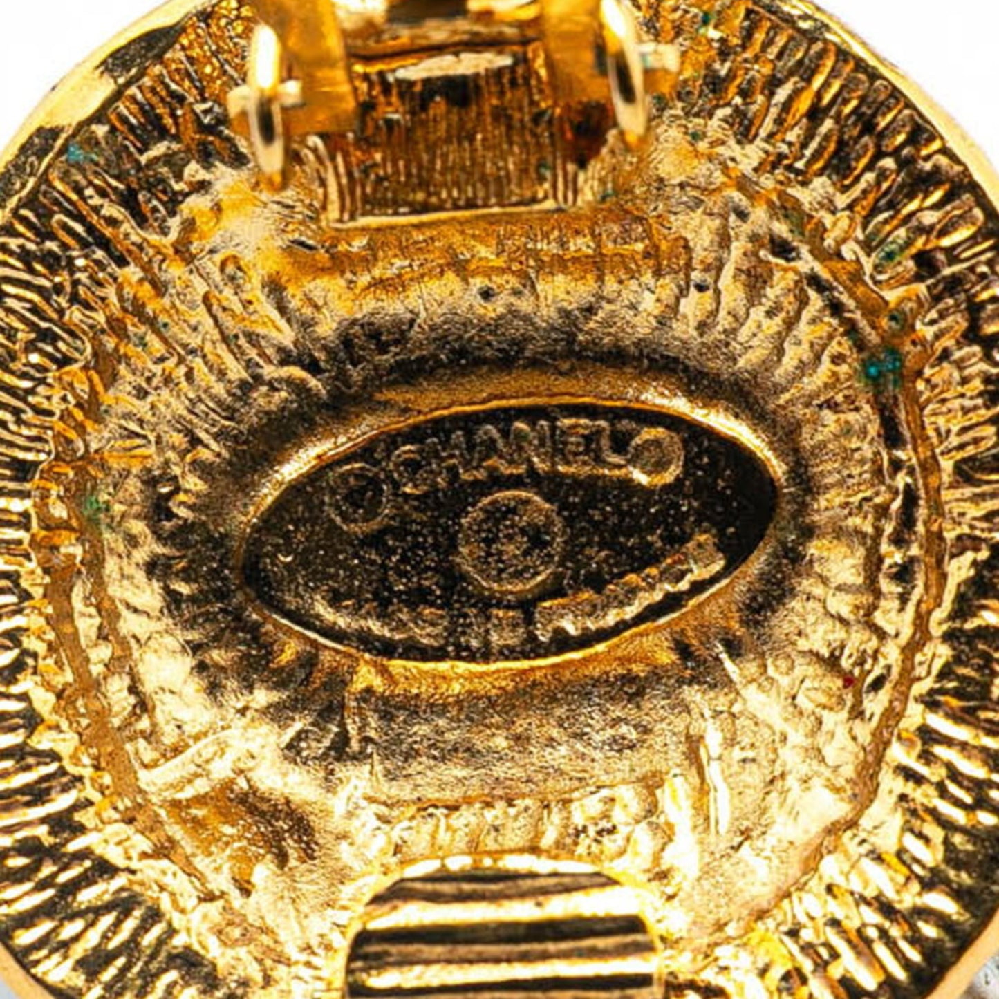 Chanel Gold Gold Plated Coco Mark