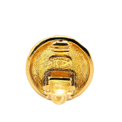 Chanel Gold Gold Plated Coco Mark