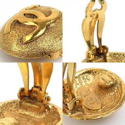 Chanel Gold Gold Plated Coco Mark