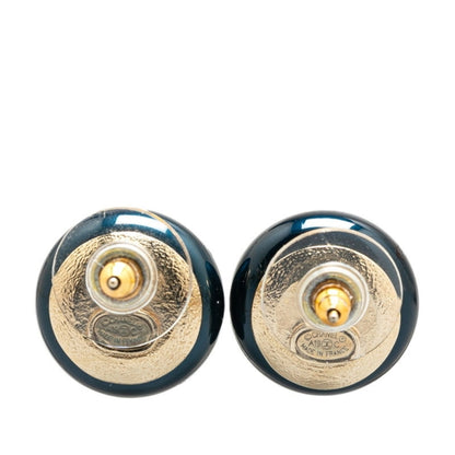 Chanel Gold Gold Plated Earring
