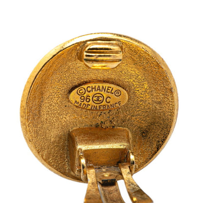 Chanel Gold Gold Plated Coco Mark