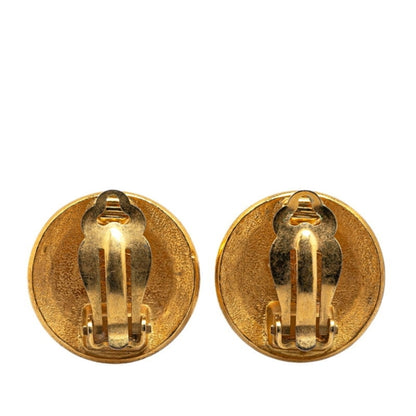 Chanel Gold Gold Plated Earring
