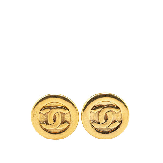 Chanel Gold Gold Plated Coco Mark