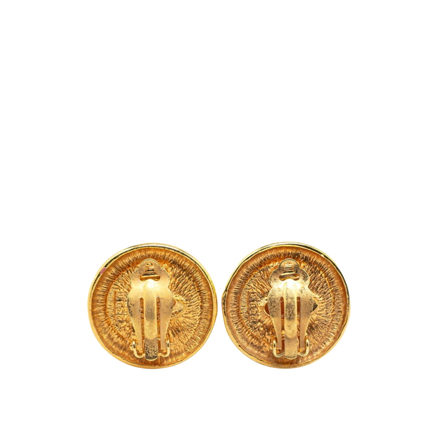 Chanel Gold Gold Plated Coco Mark