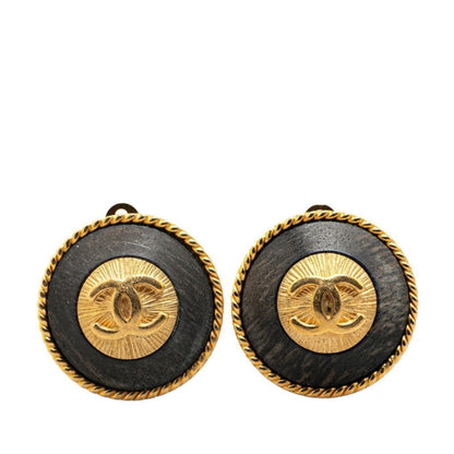Chanel Gold Gold Plated Coco Mark