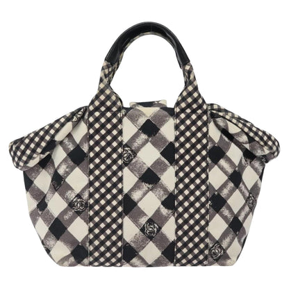 Chanel Black Canvas Handbag