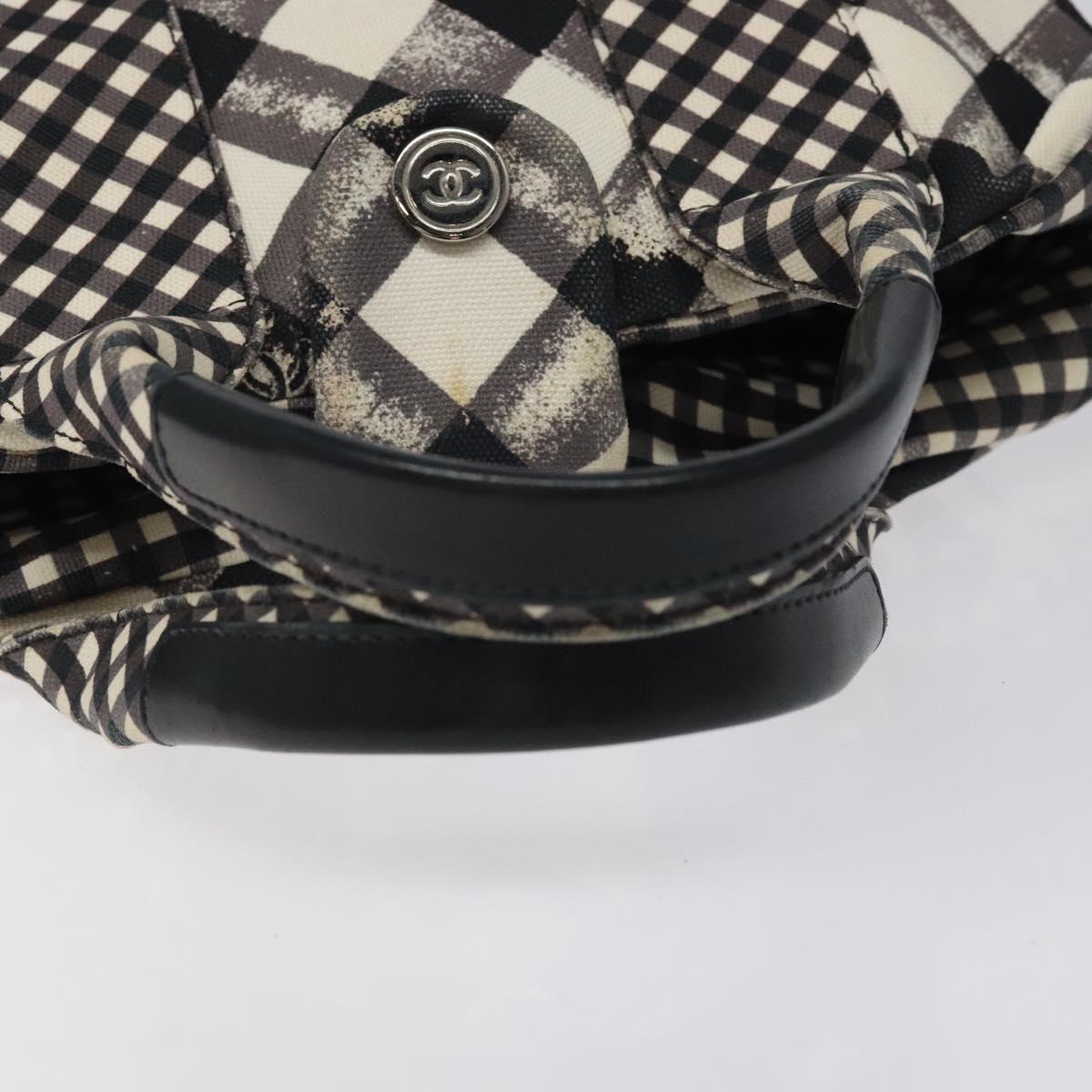 Chanel Black Canvas Handbag