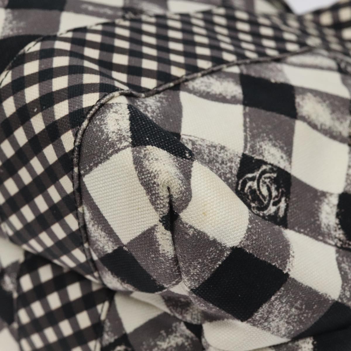 Chanel Black Canvas Handbag