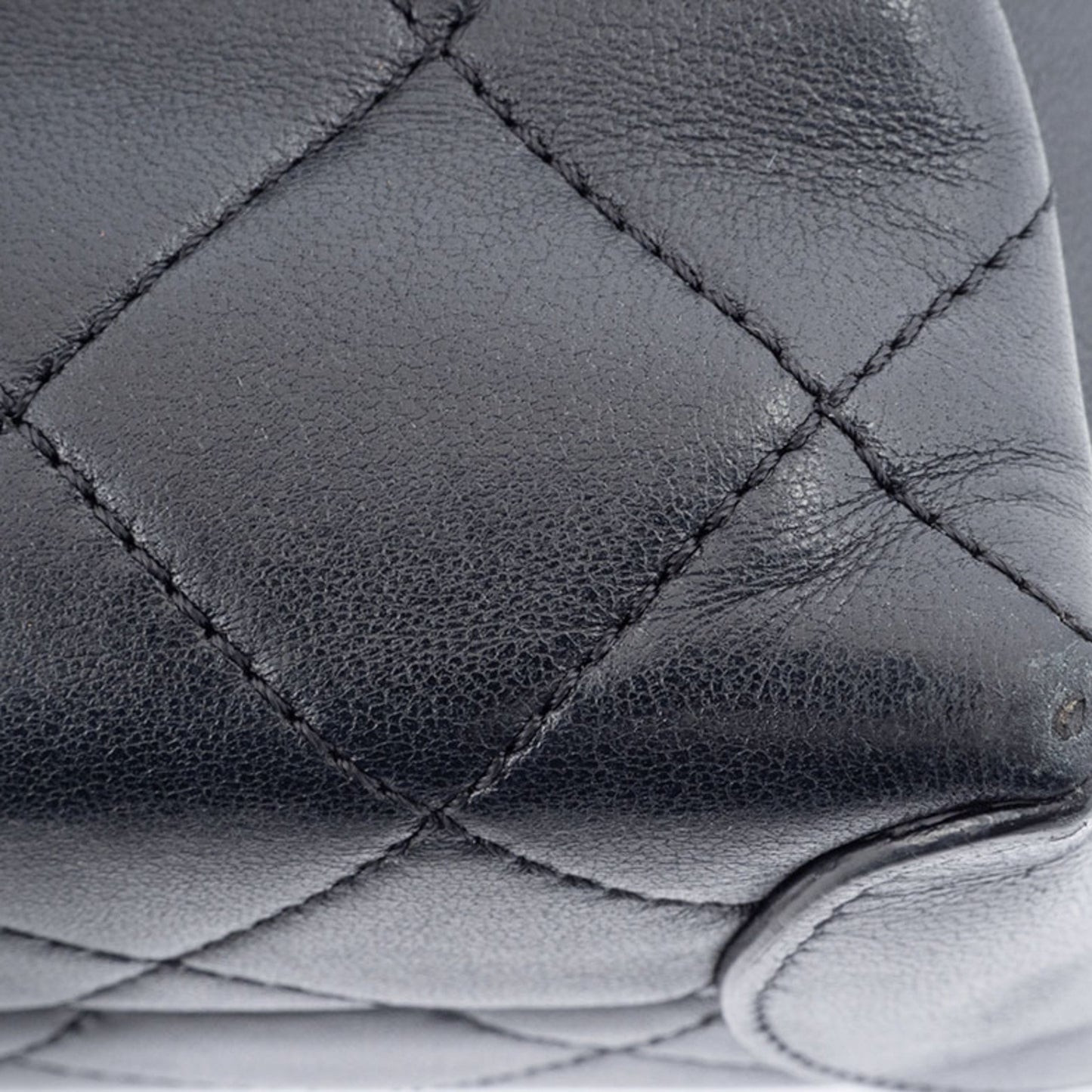 Chanel Black Leather Coco Handle